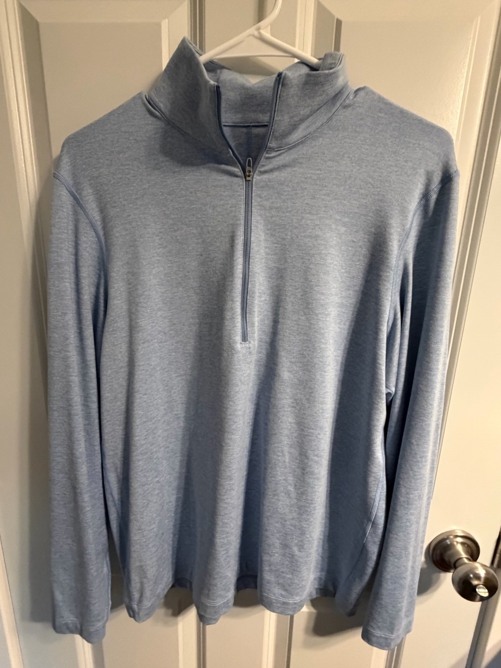 Men's Lululemon  Light Blue Quarter-Zip